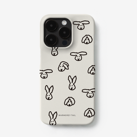 [WARMGREYTAIL] BUNNY BUNNY PHONE CASE