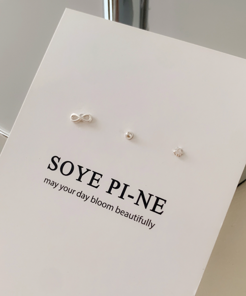 [SOYE PI-NE] Infinite Ball Piercing Set (3pcs)