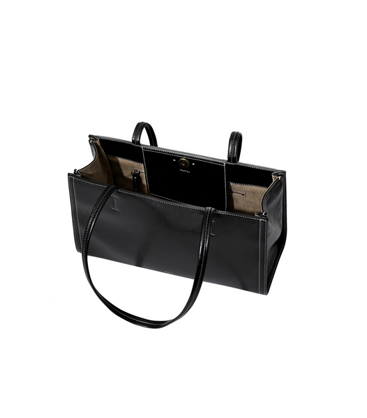 [STAND OIL] Oblong bag (Stitch Black)