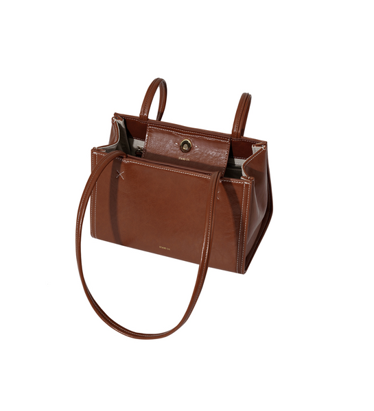 [STAND OIL] Oblong bag Tiny (Brown)