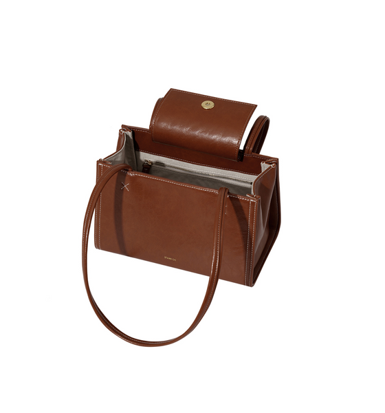 [STAND OIL] Oblong bag Tiny (Brown)