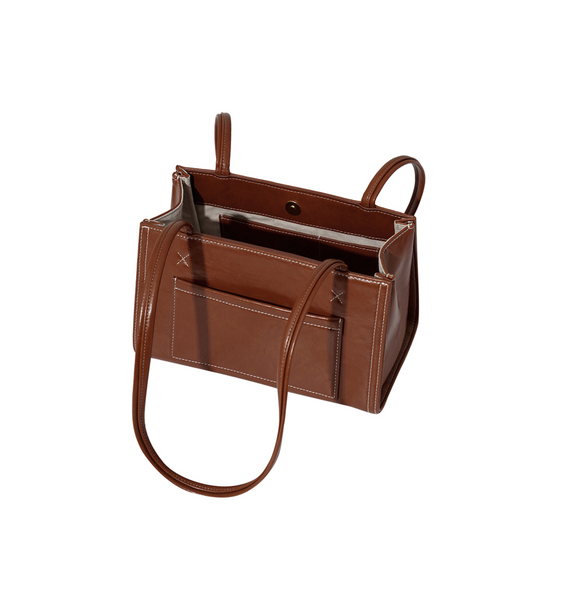 [STAND OIL] Oblong bag Tiny (Brown)