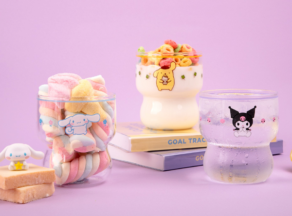 [SANRIO] Retro Glass Cup 300ml