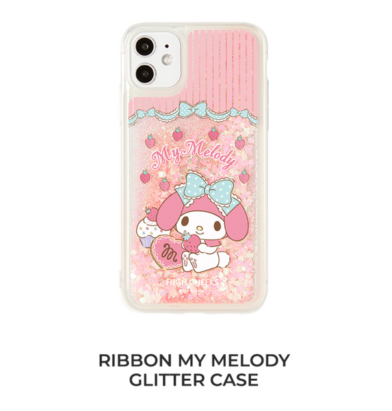 [HIGH CHEEKS] Ribbon My Melody Glitter Case