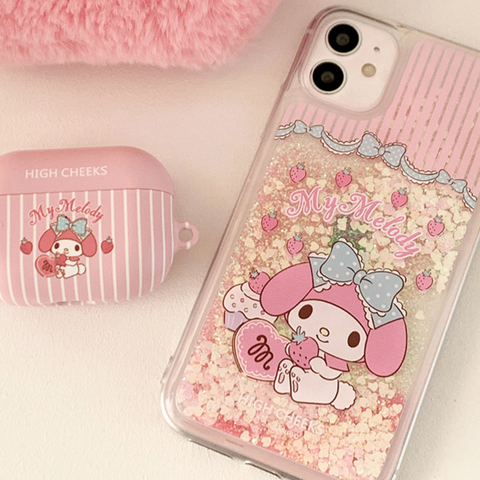 [HIGH CHEEKS] Ribbon My Melody Glitter Case