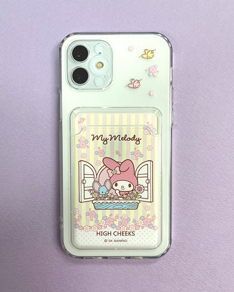 [HIGH CHEEKS] Stripe My Melody Jelly Card Case