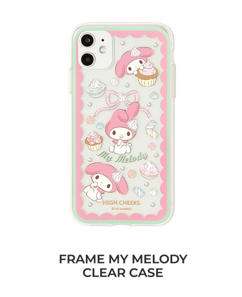 [HIGH CHEEKS] Frame My Melody Clear Case