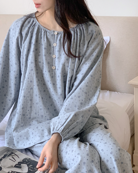 [Juuneedu] Heart Bear Couple Pyjama Set