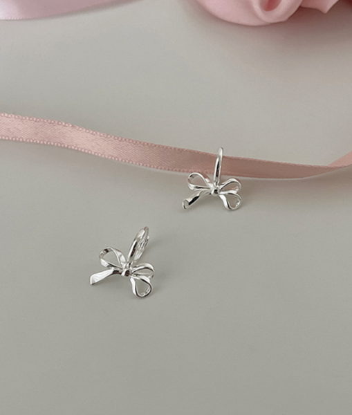 [sora'de] Lovely One-touch Ribbon Earring