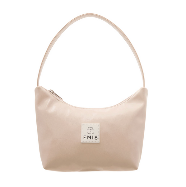 [emis] NEW ENAMEL HOBO BAG