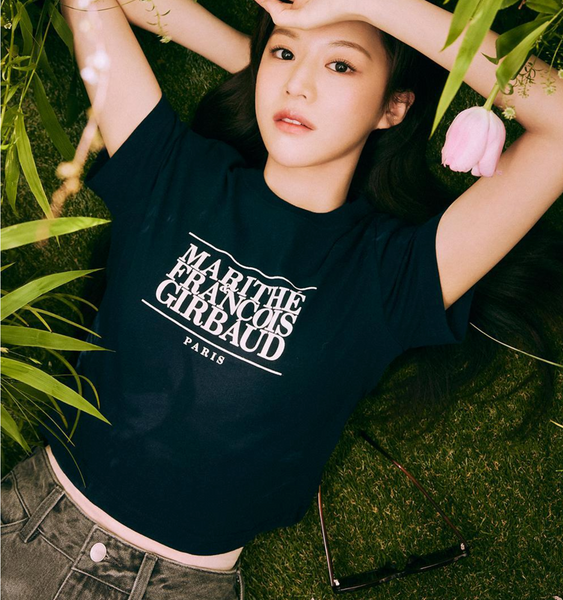 [MARITHÉ FRANÇOIS GIRBAUD] W CLASSIC LOGO CROP TEE (2 colours)