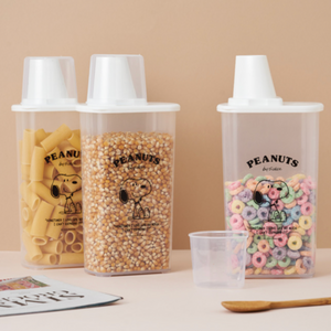 [Peanuts] Snoopy Cereal Container Set (3ea)