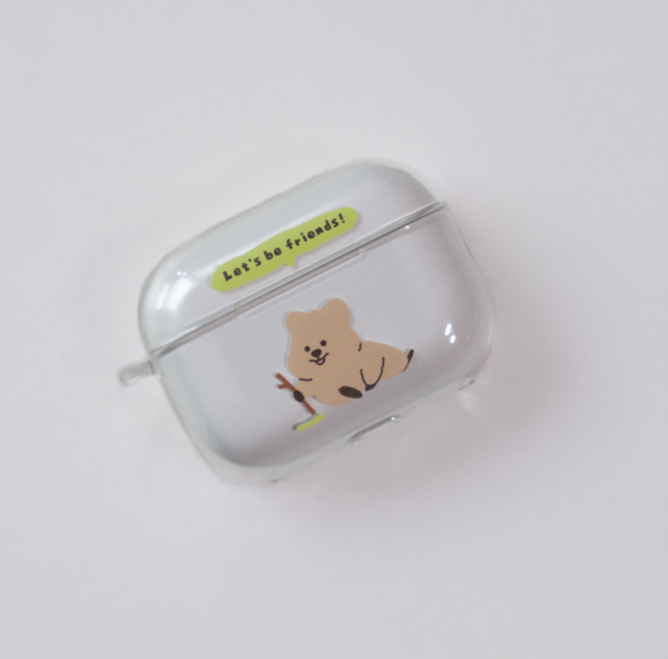 [YOUNG FOREST] Let's be friends! Airpods Case