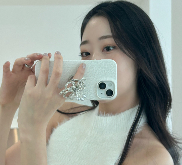 [Loumoi] Present series : WOOL LOVE / Ivory Phone Case