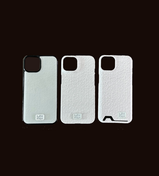 [Loumoi] Present series : WOOL LOVE / Ivory Phone Case