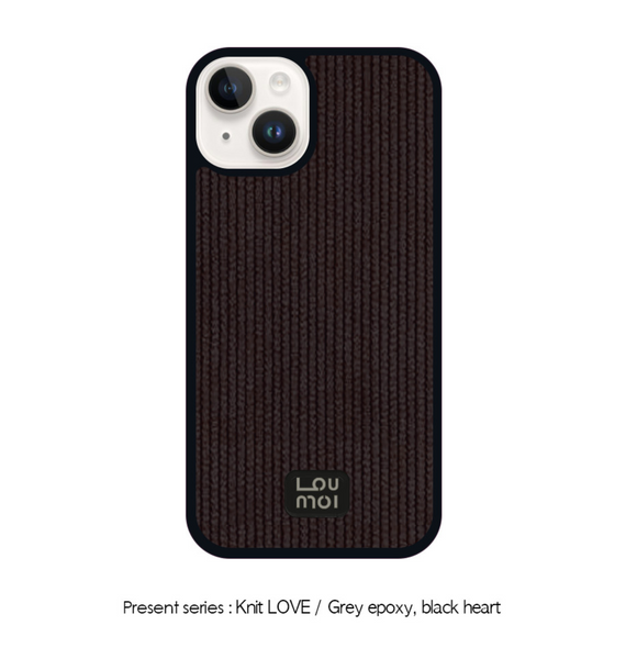 [Loumoi] Present series : WOOL LOVE / Brown Phone Case