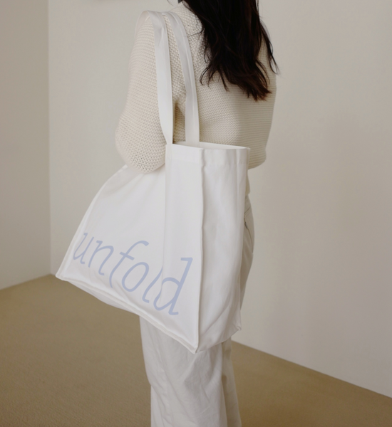 [unfold] Easy Shopper Bag (White)