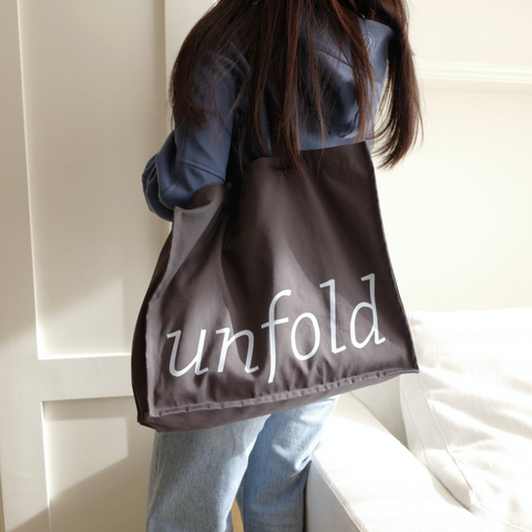 [unfold] Easy Shopper Bag (Charcoal)