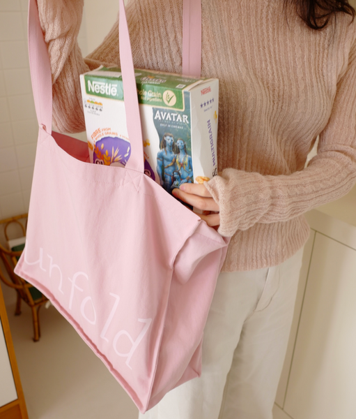 [unfold] Easy Shopper Bag (Pink)