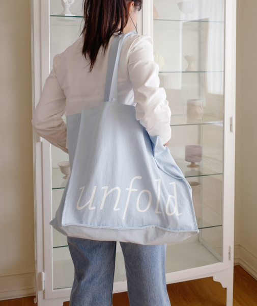 [unfold] Easy Shopper Bag (Skyblue)