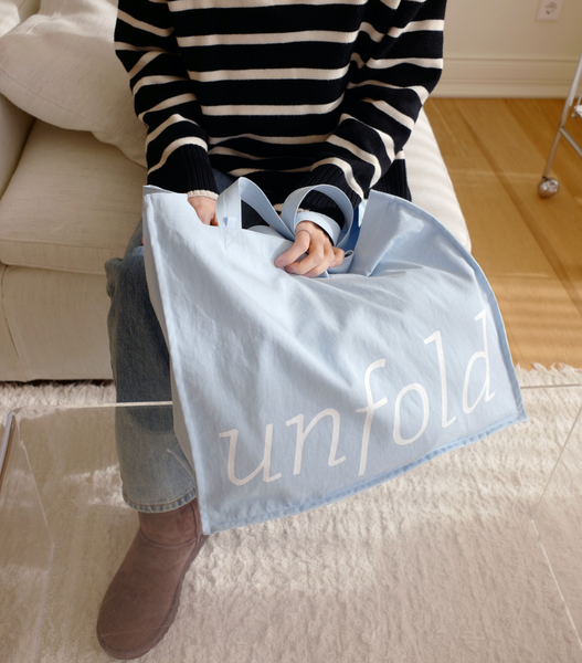 [unfold] Easy Shopper Bag (Skyblue)