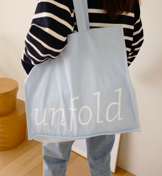 [unfold] Easy Shopper Bag (Skyblue)