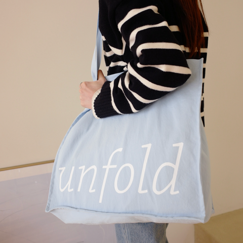 [unfold] Easy Shopper Bag (Skyblue)