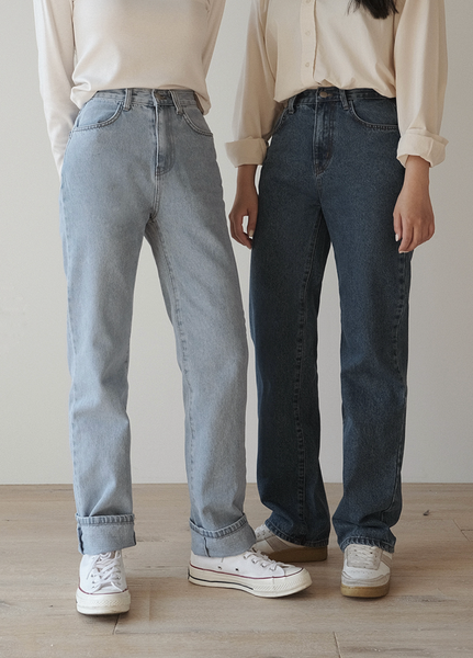 [SLOWAND] # SLOWMADE DAY Straight Denim Pants