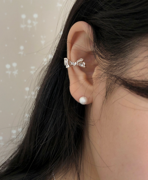 [DUNGEUREON] Lette Ribbon Ear Cuff