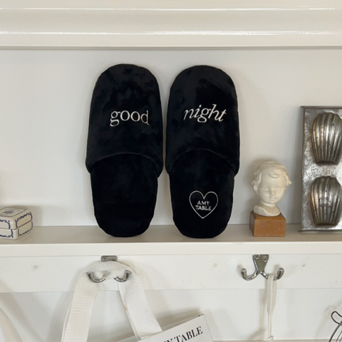 [amytable] Good Night Room Shoes