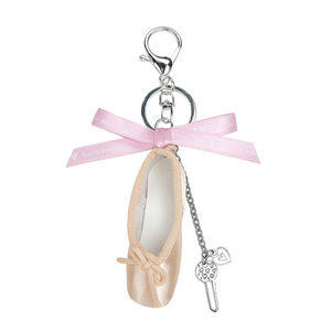 (現貨) - [VVV] Ballet Shoes Ribbon Keyring