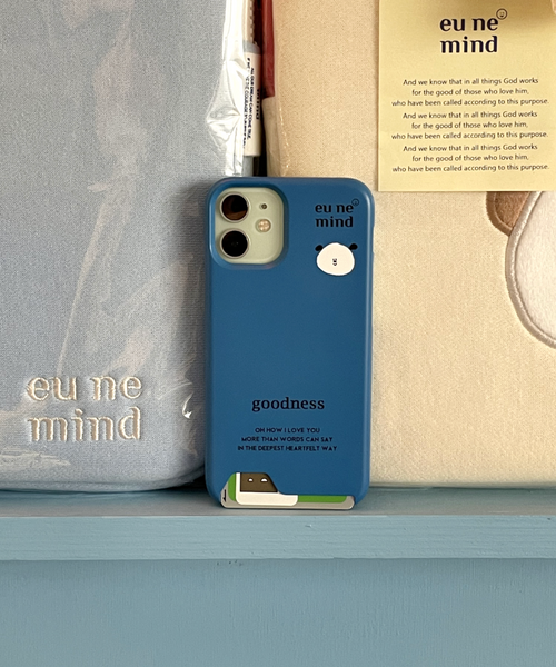 [eune mind] Goodness Card Storage Phone Case