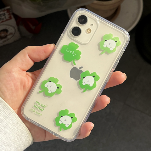 [eune mind] Clover Jelly Hard Case