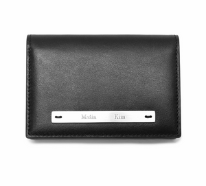 [Matin Kim] SLIM METAL BUSINESS WALLET (2colours)