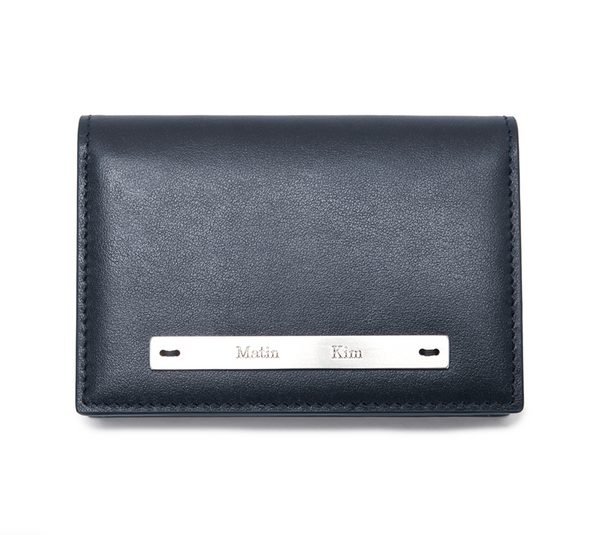 [Matin Kim] SLIM METAL BUSINESS WALLET (2colours)