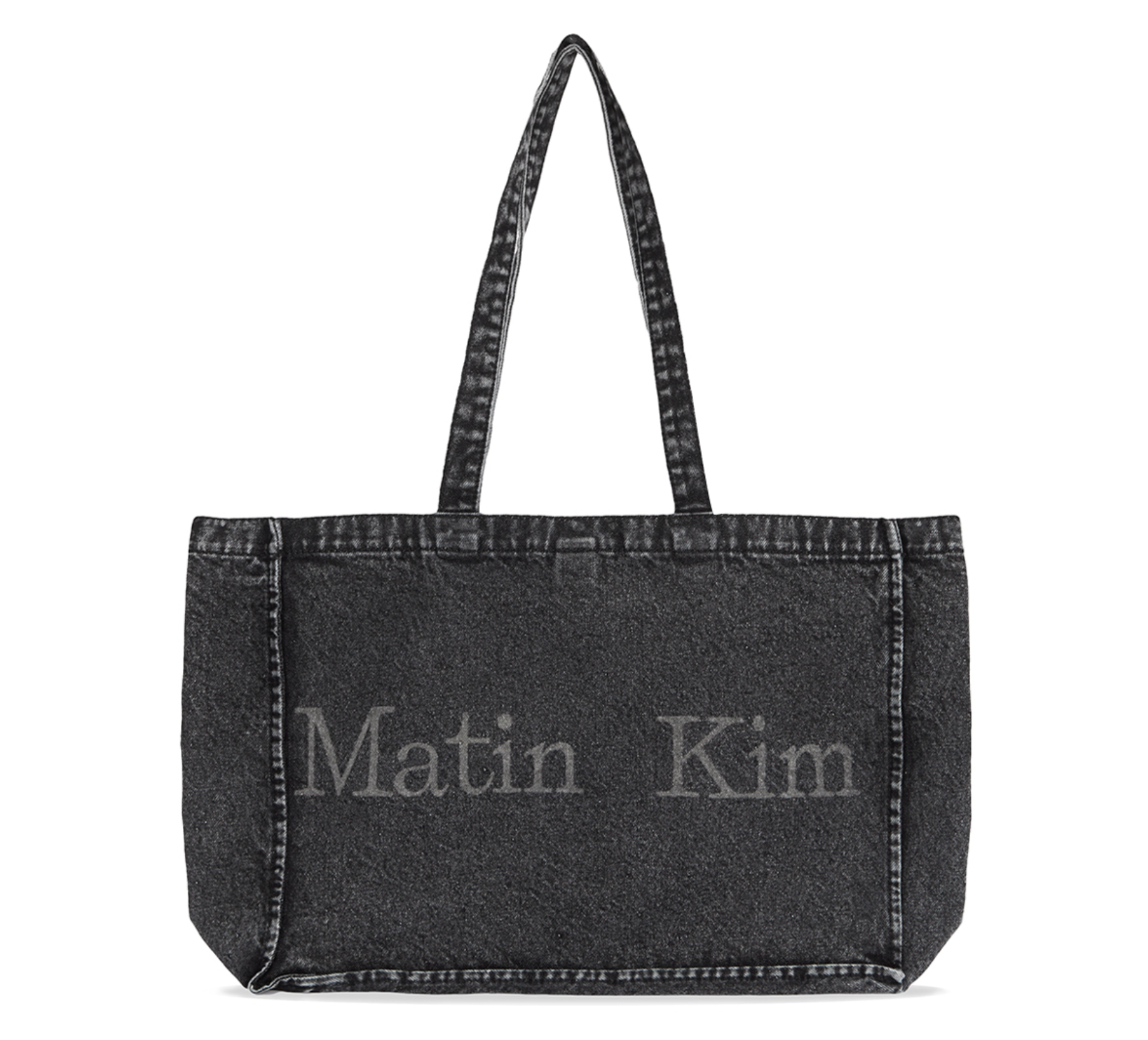[Matin Kim] MATIN WASHED DENIM TOTE BAG