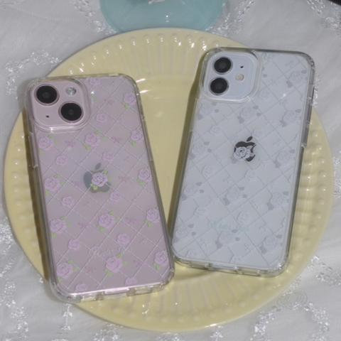 [WATERJEAN] Rose Garden (ver.2) Jelly Hard Case