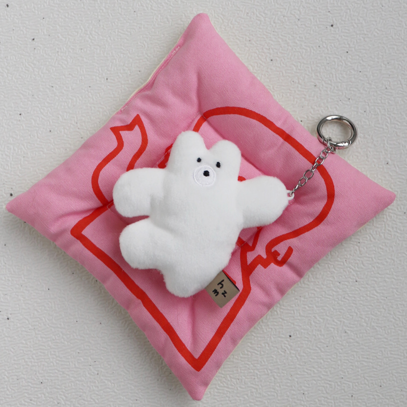 [hozumi] Ghost Bear Keyring