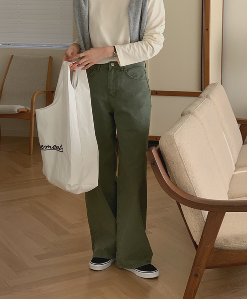 [FROM HEAD TO TOE] Wide Cotton Pants