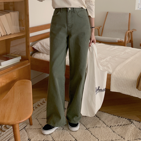 [FROM HEAD TO TOE] Wide Cotton Pants