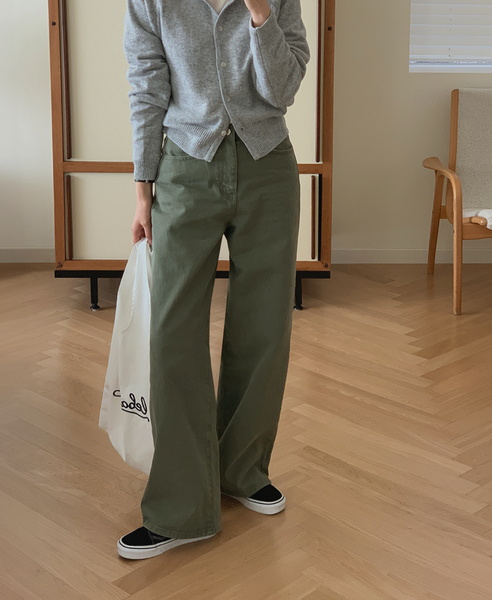 [FROM HEAD TO TOE] Wide Cotton Pants