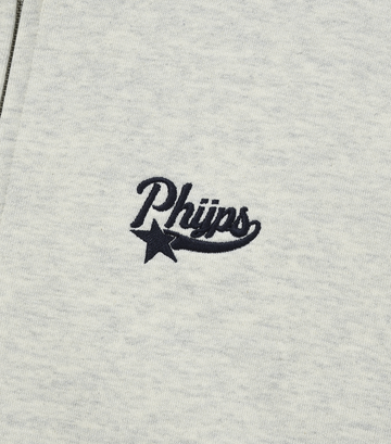 PHYPS] SMALL STAR TAIL HOODIE ZIP UP OATMEAL – Ohue