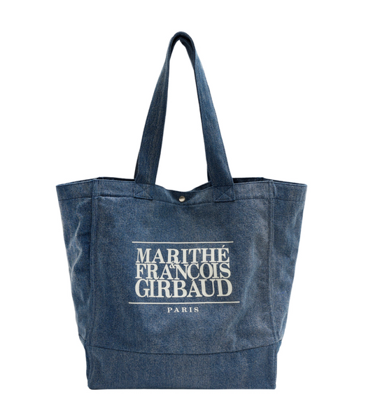 [MARITHÉ FRANÇOIS GIRBAUD] CLASSIC LOGO BIG SHOPPER BAG LIGHT BLUE