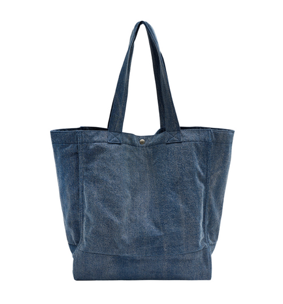 [MARITHÉ FRANÇOIS GIRBAUD] CLASSIC LOGO BIG SHOPPER BAG LIGHT BLUE