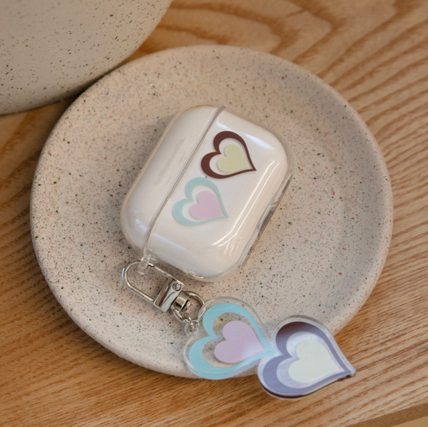 [YouWouldLoveThis] Fanfare (Double Heart) Clear Airpods Case