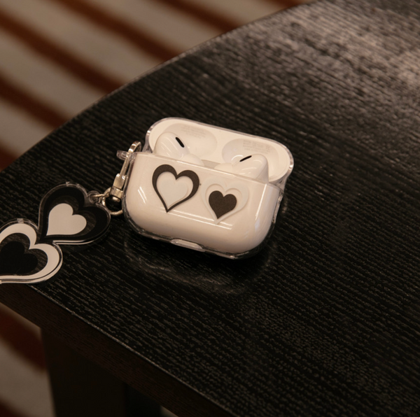 [YouWouldLoveThis] Fanfare (Double Heart) Clear Airpods Case
