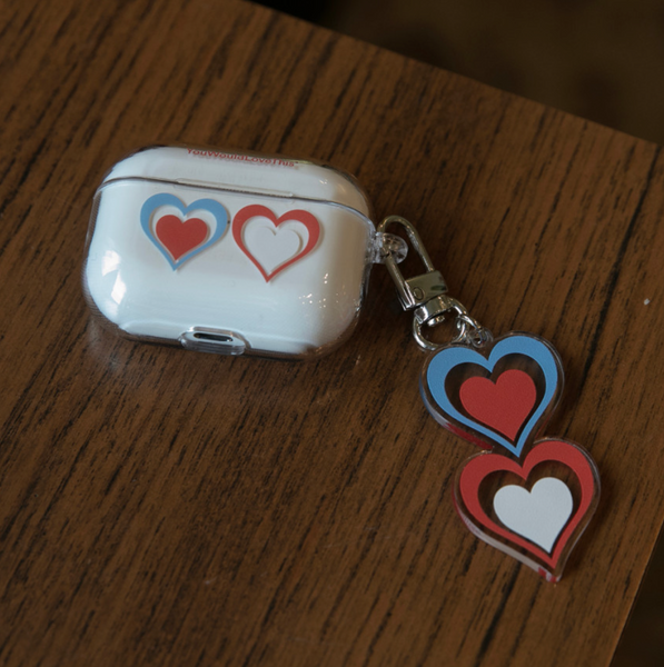 [YouWouldLoveThis] Fanfare (Double Heart) Clear Airpods Case