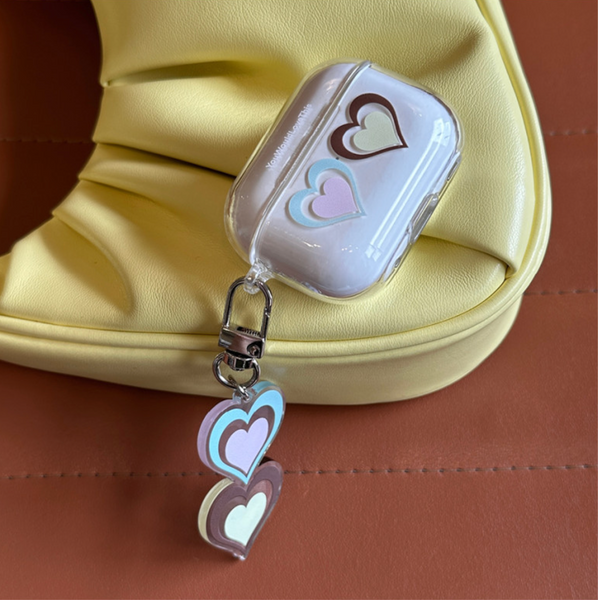 [YouWouldLoveThis] Fanfare (Double Heart) Clear Airpods Case