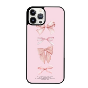 [dear my muse.] Ribbon Corset Pink Epoxy Phone Case