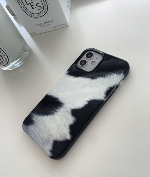 [monguroom] Cow Cat Phone Case